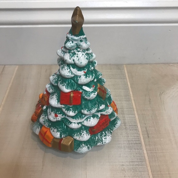 Vintage Music Box Ceramic Christmas Tree Decor - Picture 4 of 8
